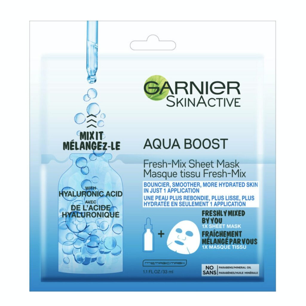 Garnier&reg; SkinActive&reg; Aqua Boost&trade; Fresh-Mix Sheet Mask&nbsp;